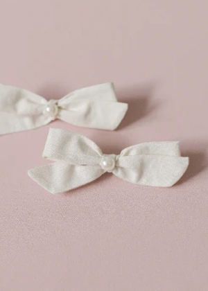 white pigtail bow set white pearl etsy bebe theory evie ayla hair