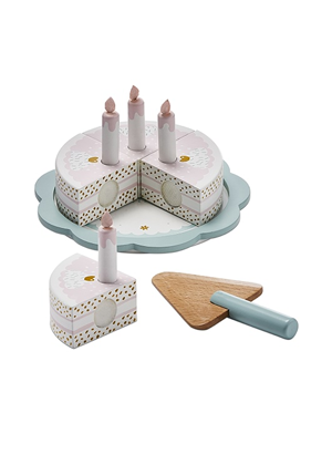 wooden cake birthday set toy kids adairs evie ayla