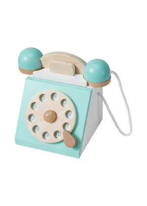 wooden telephone kids toy evie ayla kmart