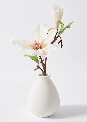 magnolia vase jar small flowers faux home decor target