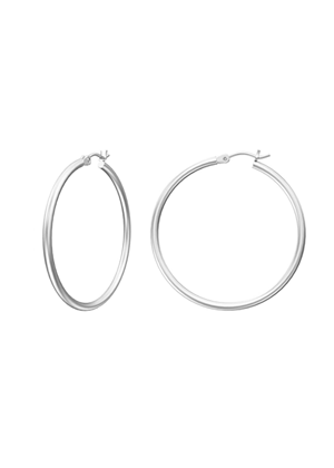 medium silver hoop earrings brookie amazon