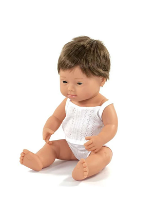 miniland doll boy caucasian down syndrome