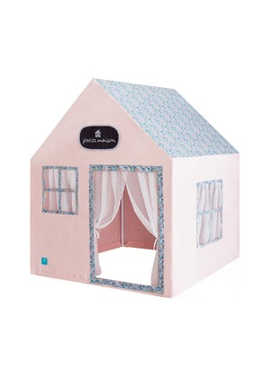 pink blue floral tent playhouse kids toy pretend play amazon