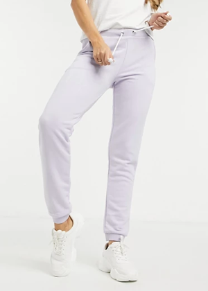 purple sweatpants joggers brookie asos